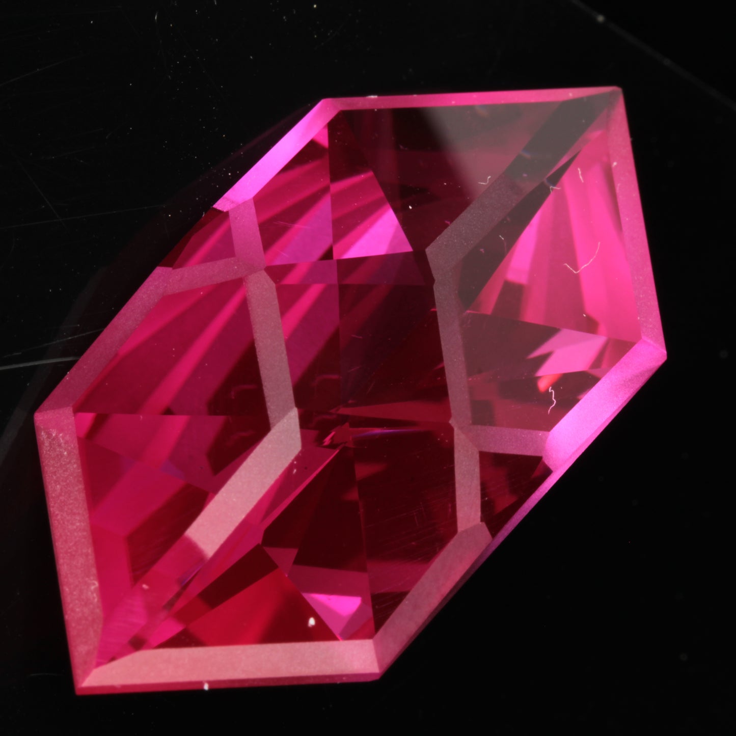 The Cool S Gem, 38ct Lab Ruby