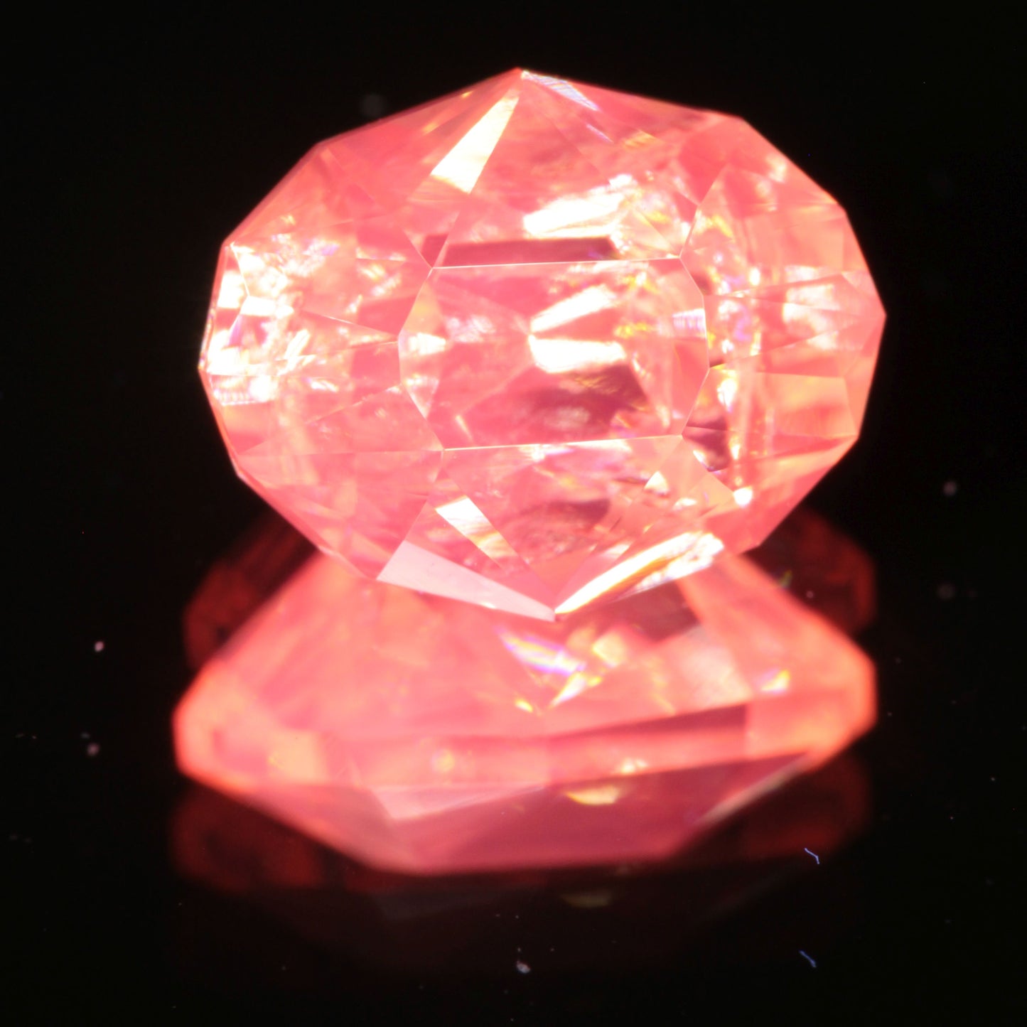 Samarium YAG, Orange Glow Lab Garnet