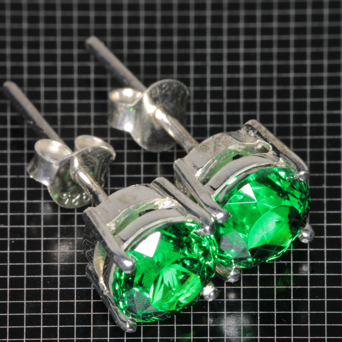 CTH:YAG Jewelry, Green laser garnet in sterling silver