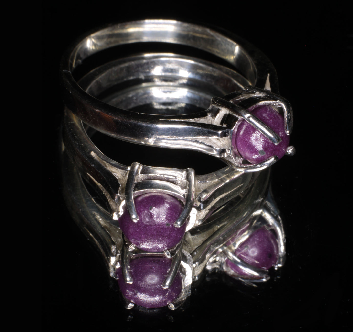 StyroPyro Laser Ruby Jewelry in Sterling Silver, Rubies Made With lasers!