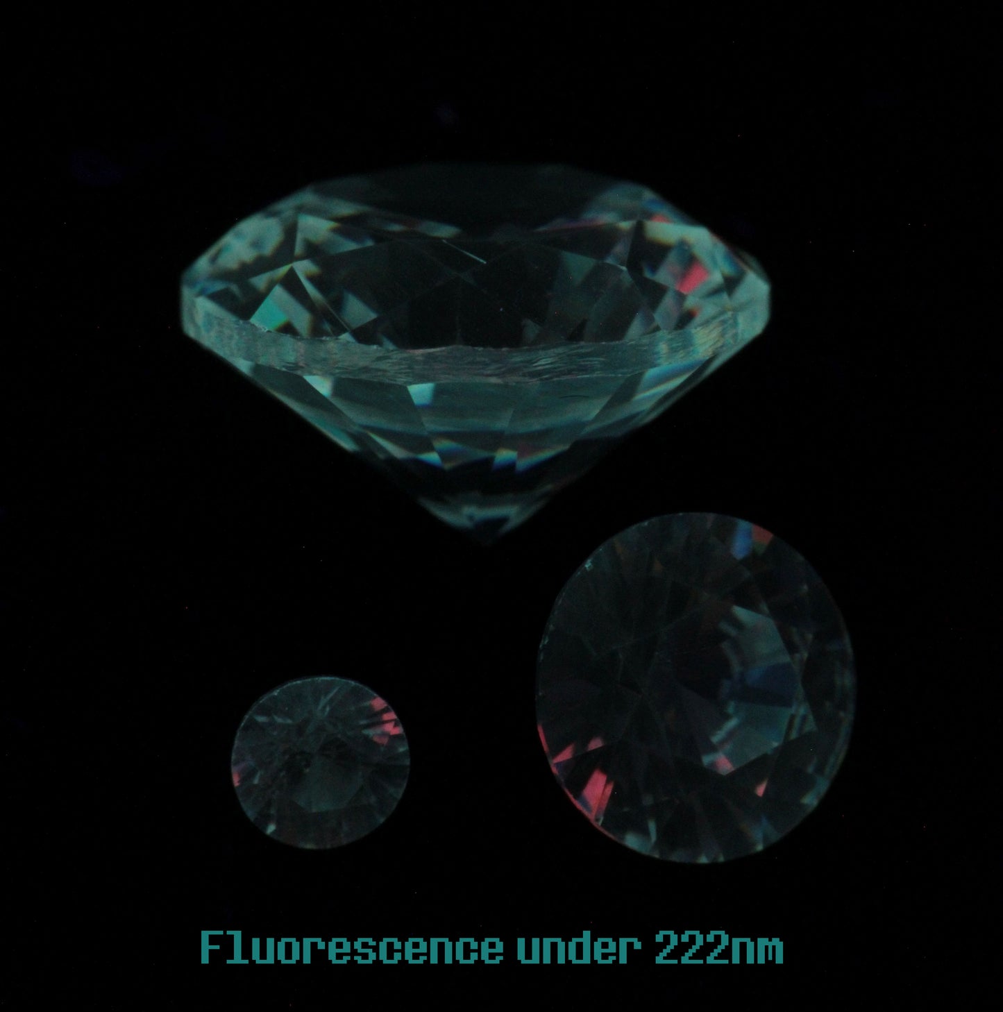 Bismuth Germanate BGO12 Faceted Stones, Rare Scintillator Crystal Lab Evlitine