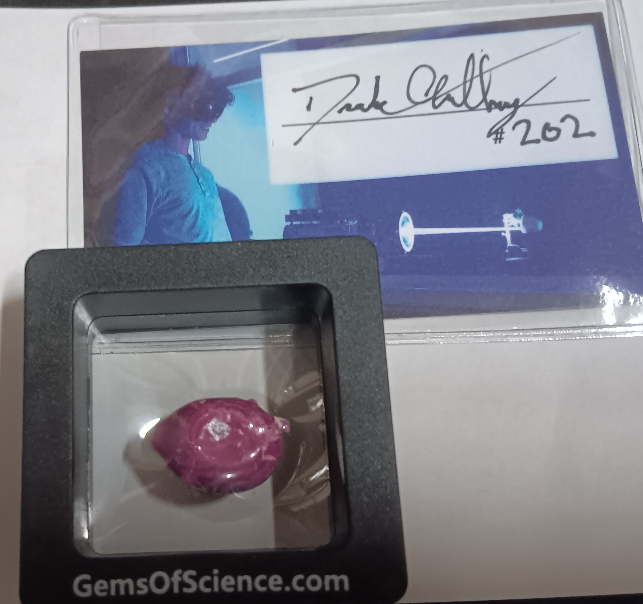 StyroPyro Laser Rubies, Signed, Numbered Commemorative Rubies Grown by Laser!