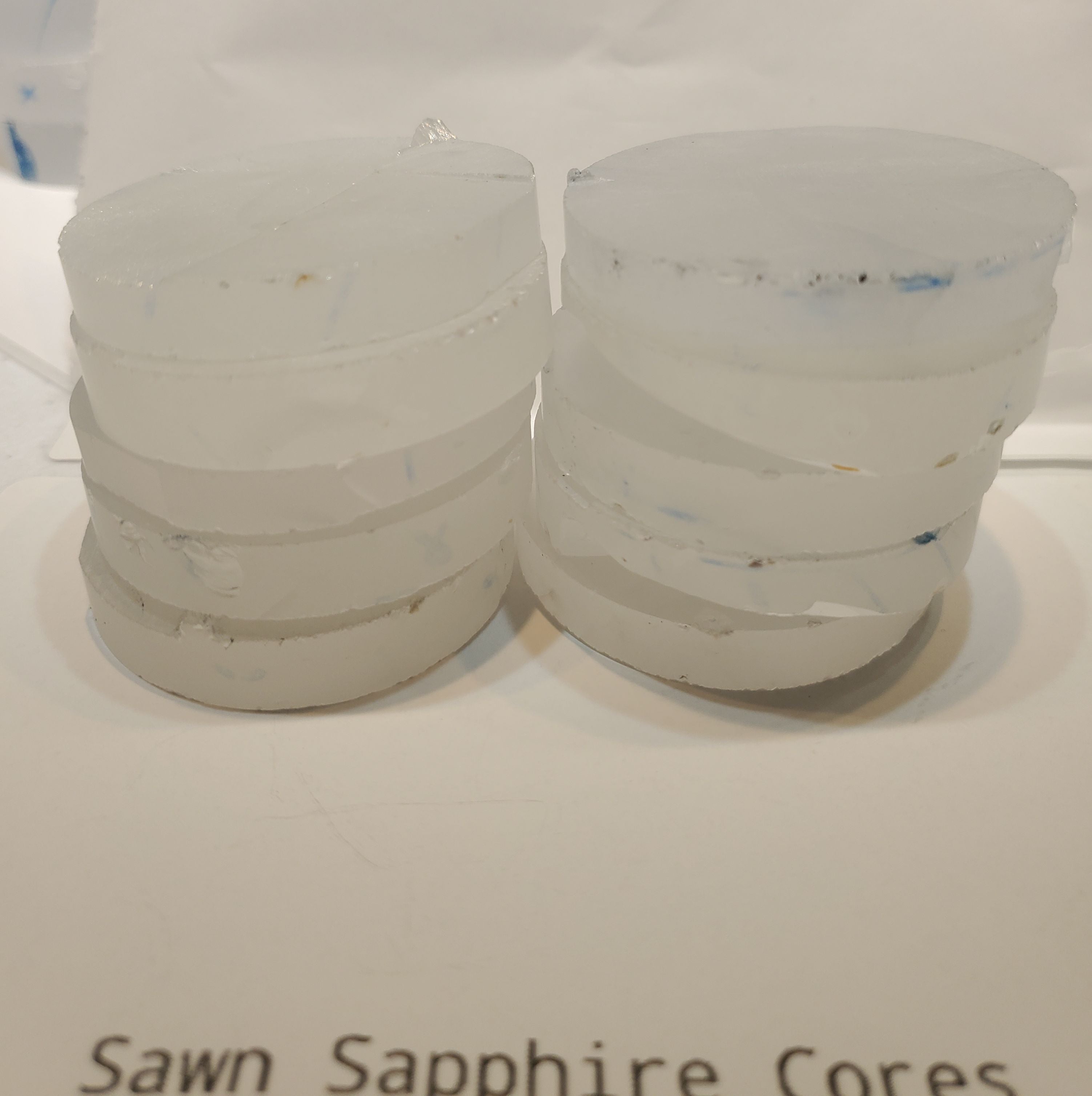 Optical Sapphire Discs, Cores and Wafers – Gems Of Science