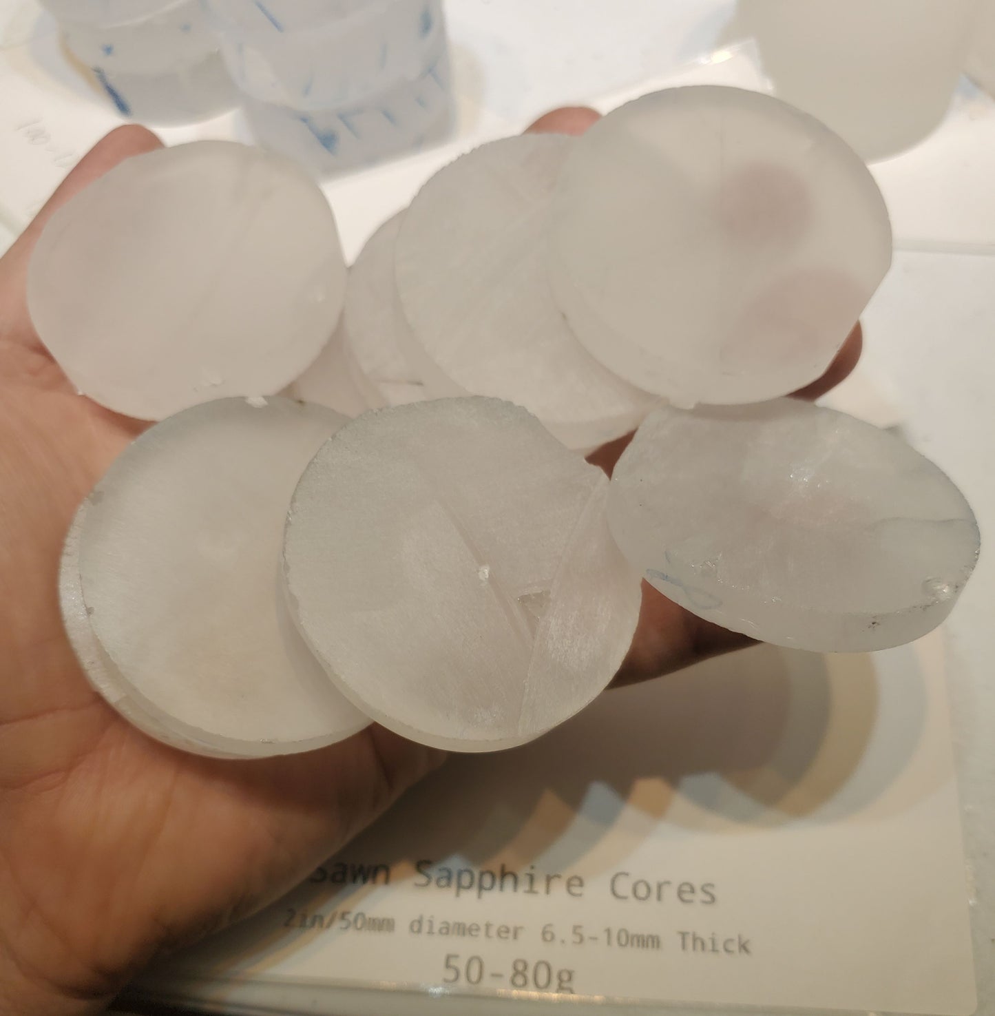 Optical Sapphire Discs, Cores and Wafers