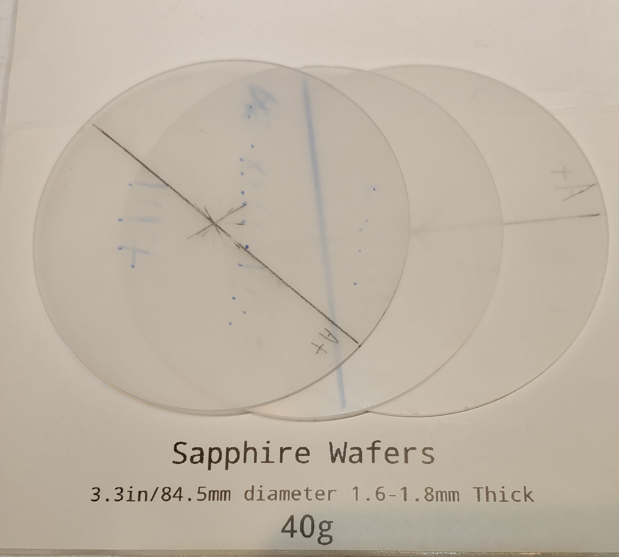 Optical Sapphire Discs, Cores and Wafers – Gems Of Science