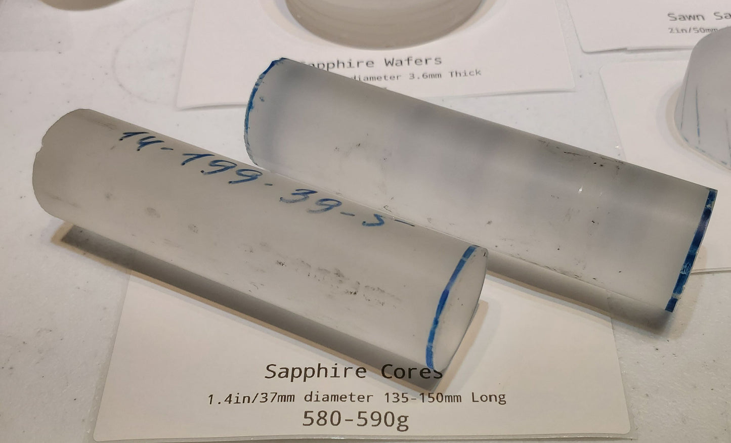 Optical Sapphire Discs, Cores and Wafers