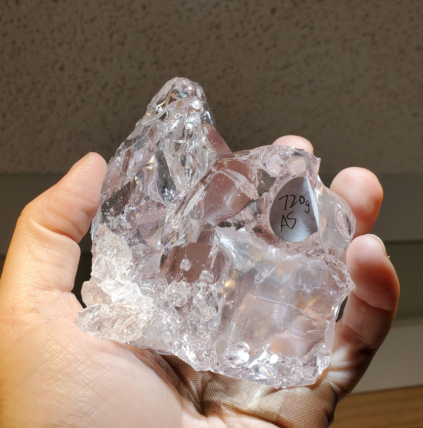 F-35 Fighter Jet Window Sapphire Facet Rough and Shards (F35 Gem)