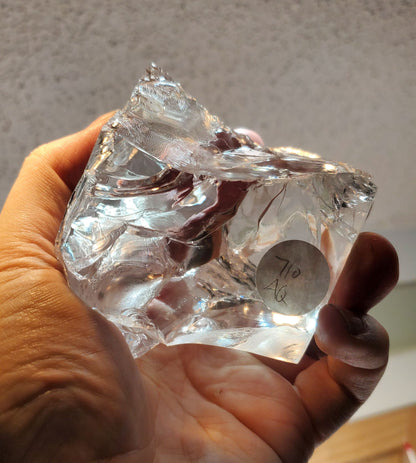 F-35 Fighter Jet Window Sapphire Facet Rough and Shards (F35 Gem)