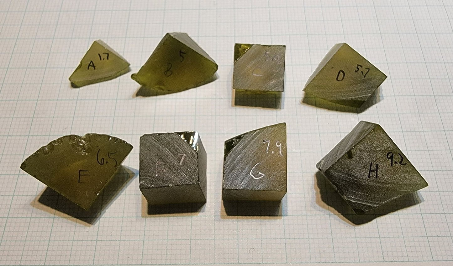 Zombie Garnet, Green Laser Garnet Facet Rough, Ce+?? YAG