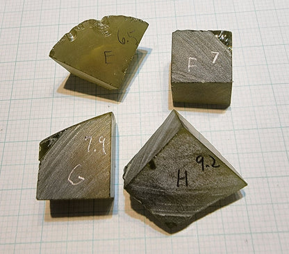 Zombie Garnet, Green Laser Garnet Facet Rough, Ce+?? YAG