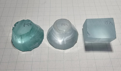 Light Blue Laser Garnet Facet Rough, Yb YAG