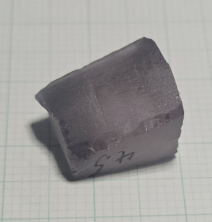 Dusk Gray YAG Facet Rough, Purple and Blue Dusk Laser Garnet