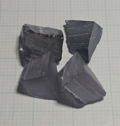 Dusk Gray YAG Facet Rough, Purple and Blue Dusk Laser Garnet