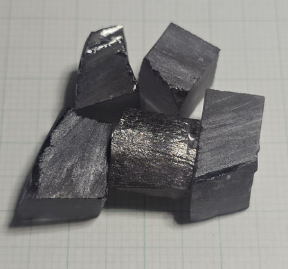 Dusk Gray YAG Facet Rough, Purple and Blue Dusk Laser Garnet