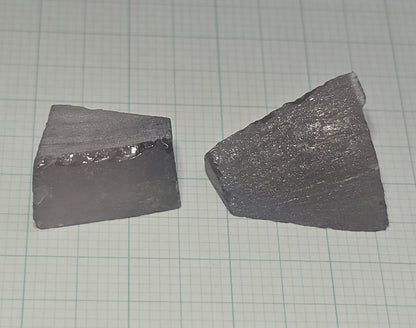 Dusk Gray YAG Facet Rough, Purple and Blue Dusk Laser Garnet