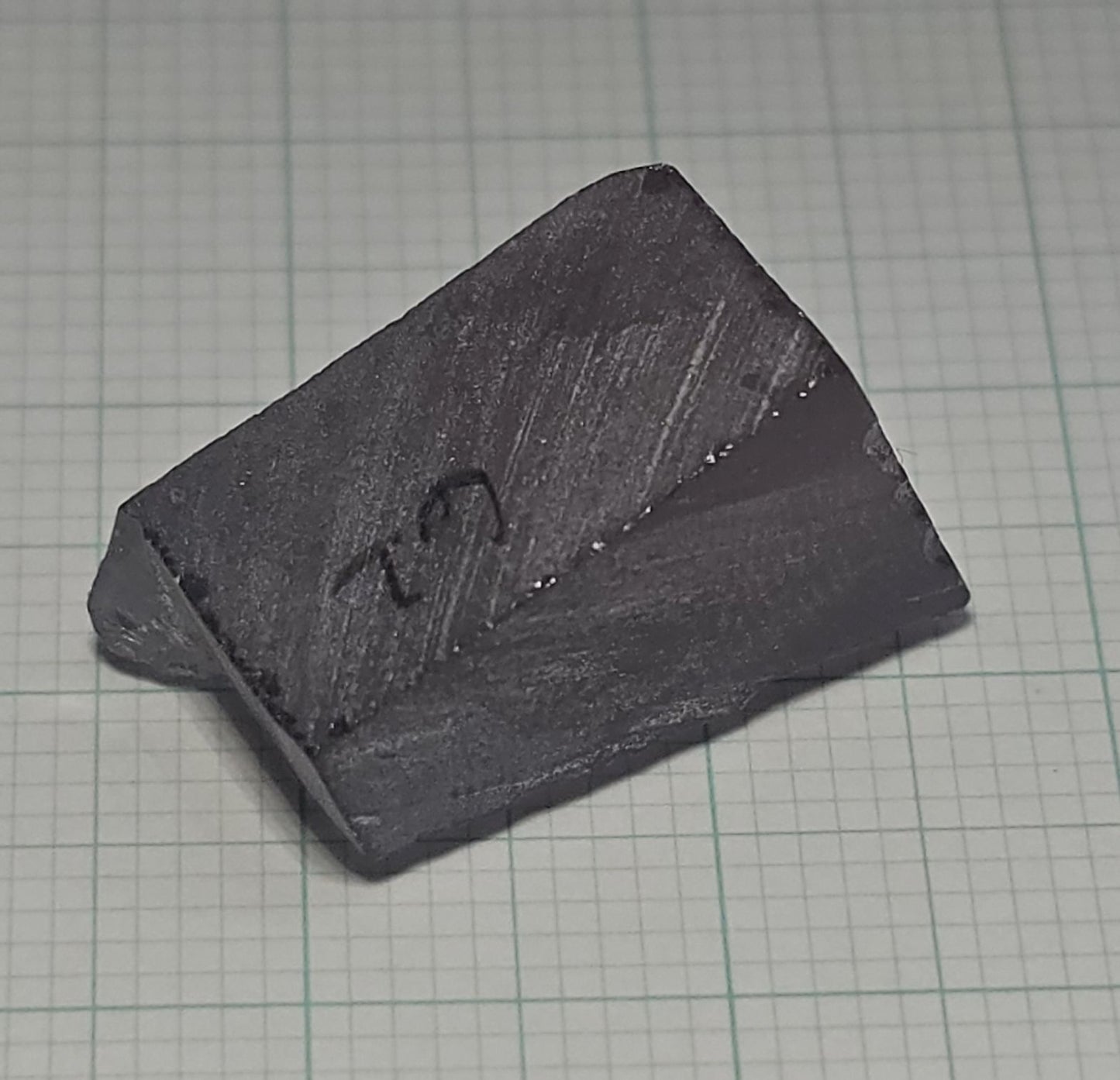 Dusk Gray YAG Facet Rough, Purple and Blue Dusk Laser Garnet