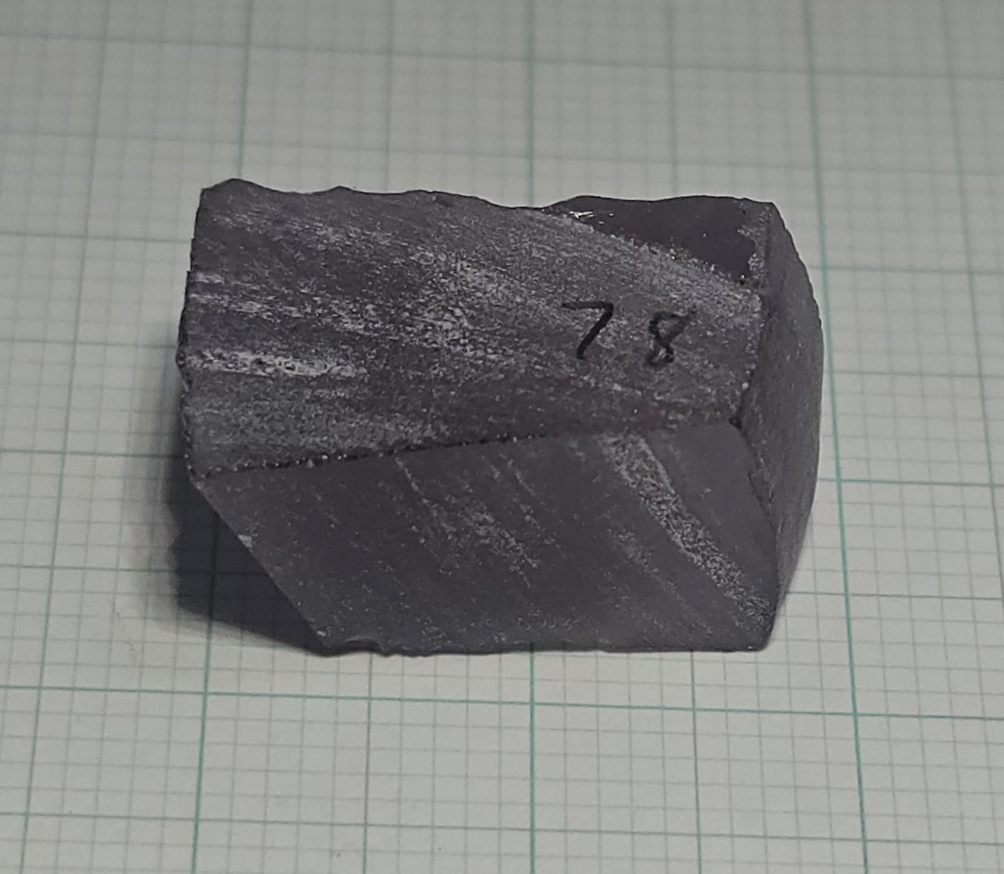 Dusk Gray YAG Facet Rough, Purple and Blue Dusk Laser Garnet