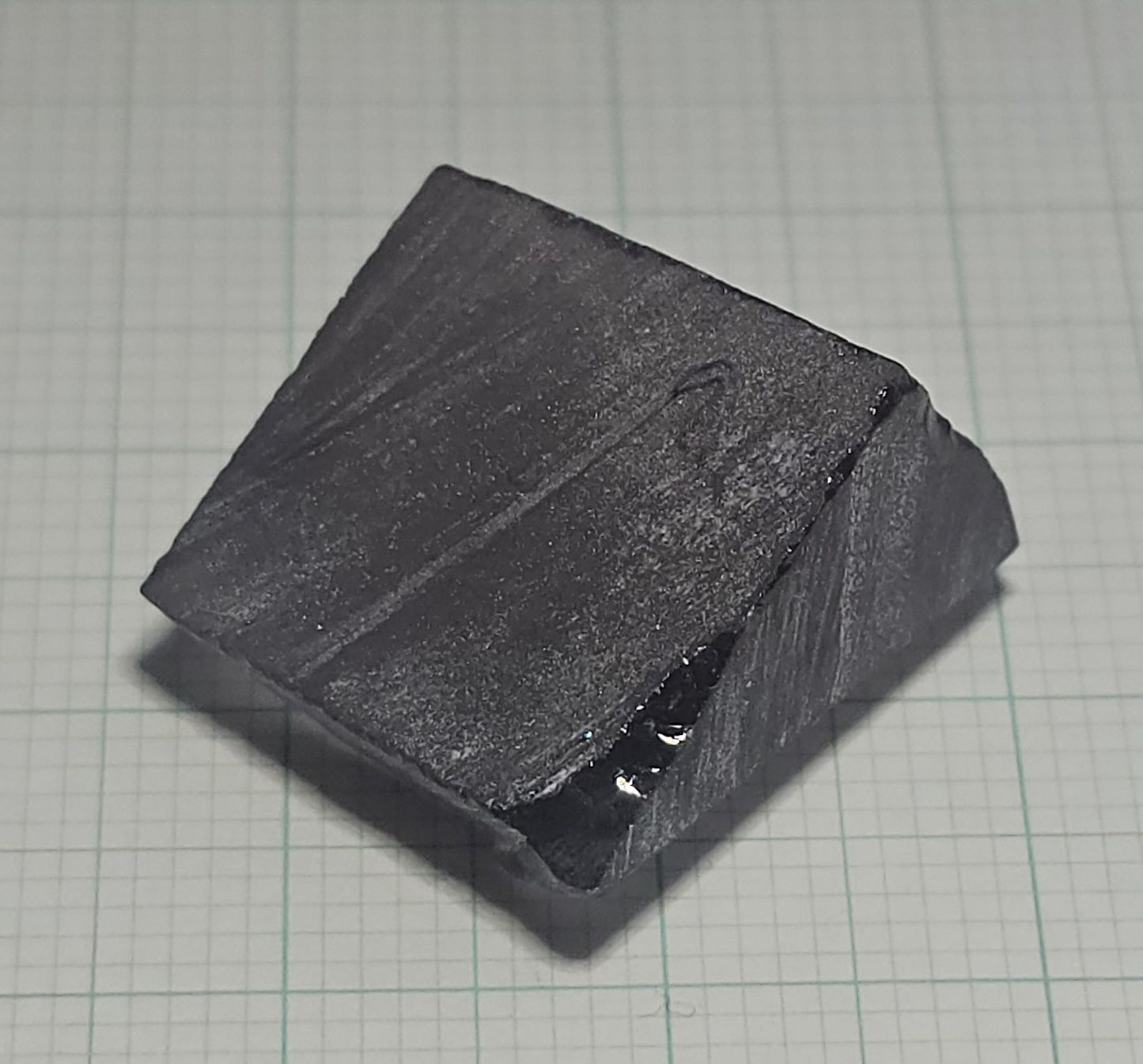 Dusk Gray YAG Facet Rough, Purple and Blue Dusk Laser Garnet