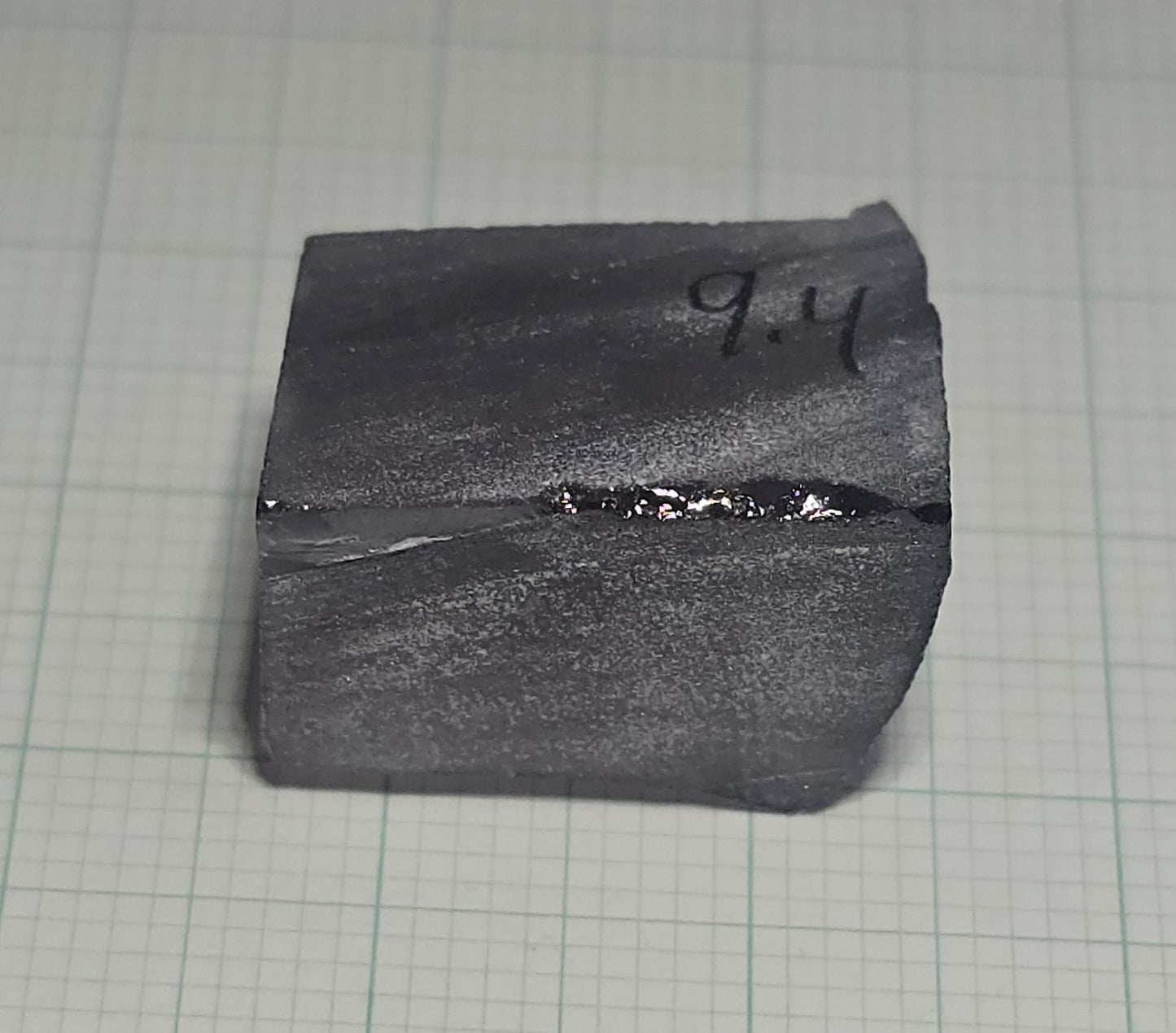 Dusk Gray YAG Facet Rough, Purple and Blue Dusk Laser Garnet