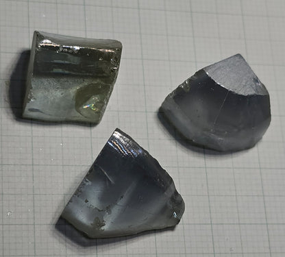 Lab Wakefieldite Facet Rough and Specimens aka Yttrium Orthovanadate Nd:YVo4