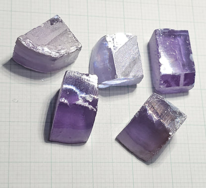 Lab Wakefieldite Facet Rough and Specimens aka Yttrium Orthovanadate Nd:YVo4