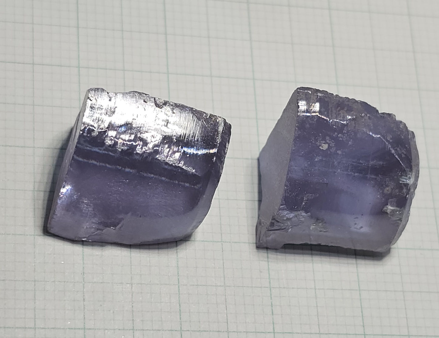 Lab Wakefieldite Facet Rough and Specimens aka Yttrium Orthovanadate Nd:YVo4