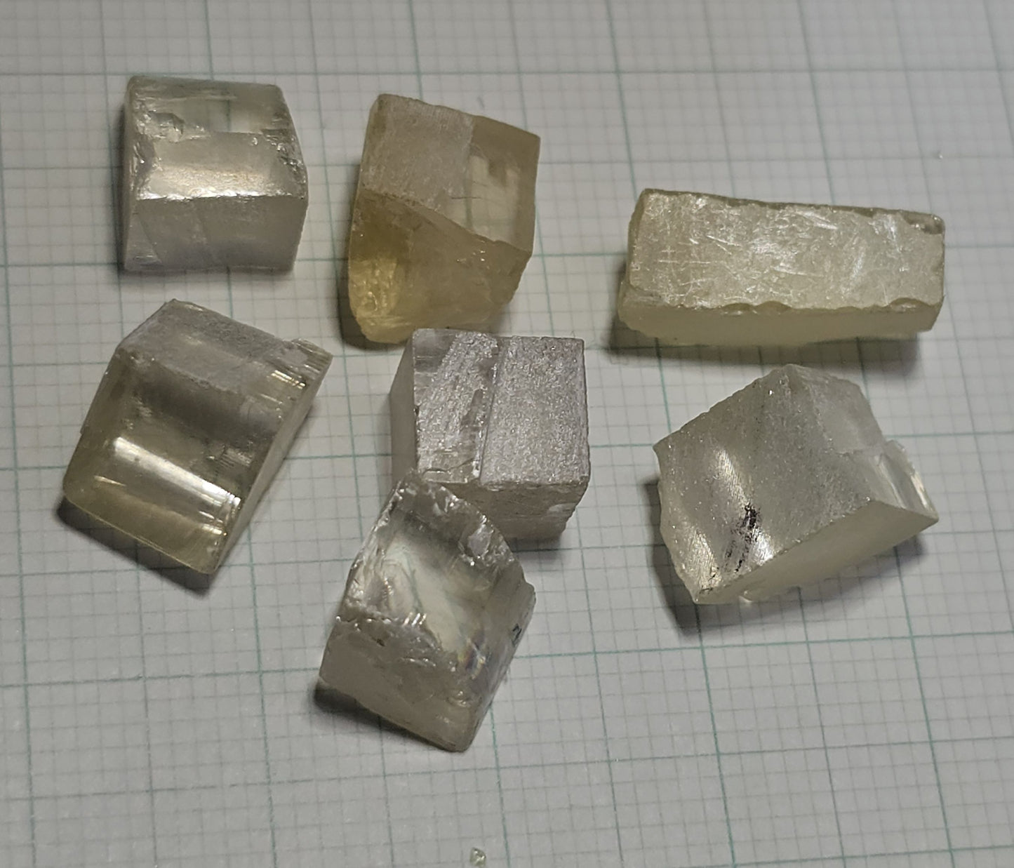 Lab Wakefieldite Facet Rough and Specimens aka Yttrium Orthovanadate Nd:YVo4