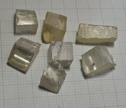 Lab Wakefieldite Facet Rough and Specimens aka Yttrium Orthovanadate Nd:YVo4