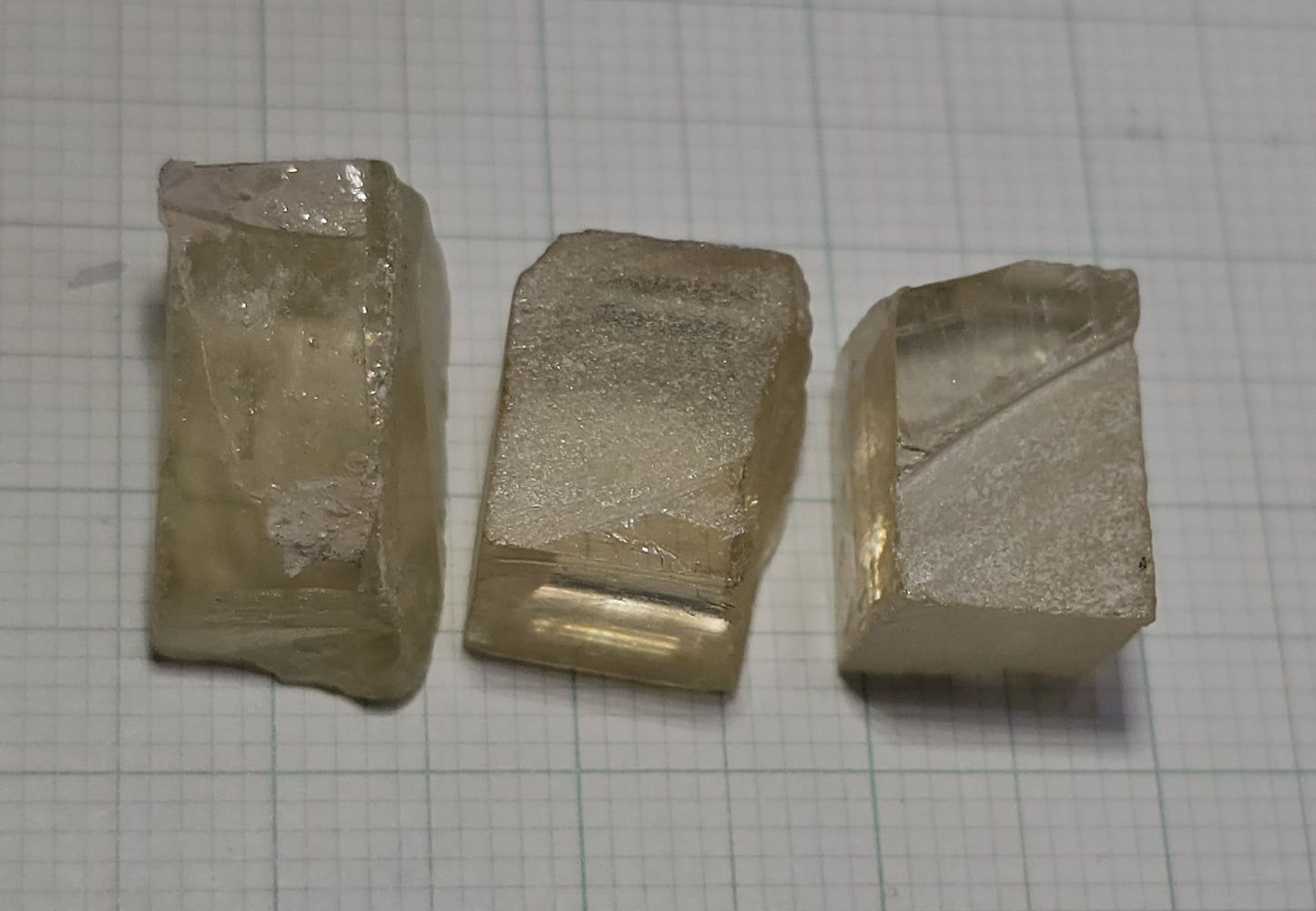 Lab Wakefieldite Facet Rough and Specimens aka Yttrium Orthovanadate Nd:YVo4