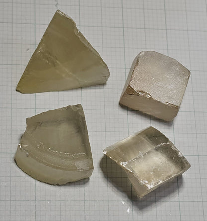 Lab Wakefieldite Facet Rough and Specimens aka Yttrium Orthovanadate Nd:YVo4