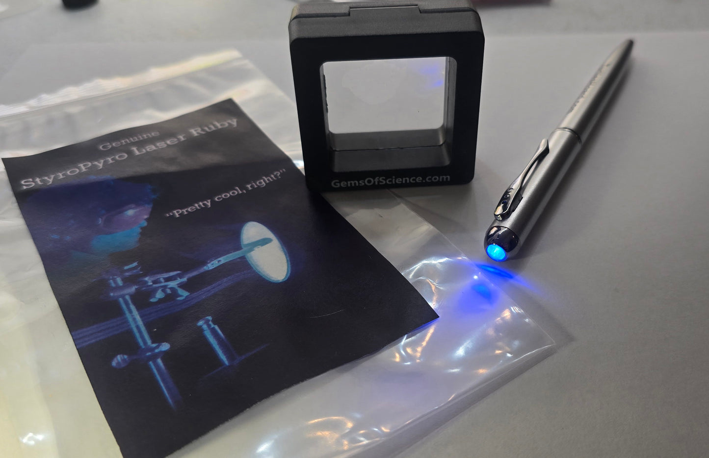 StyroPyro Laser Rubies, Signed, Numbered Commemorative Rubies Grown by Laser!