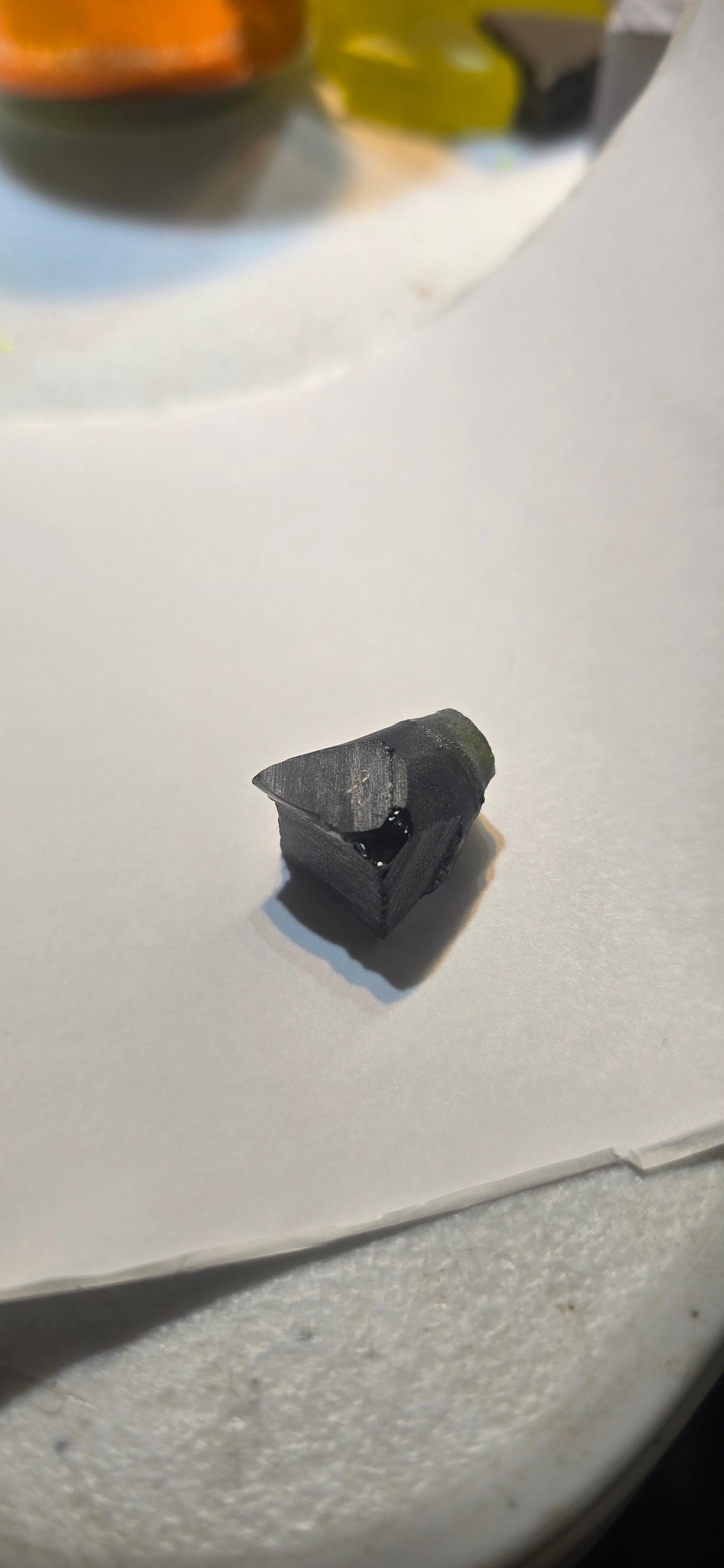 Dusk Gray YAG Facet Rough, Purple and Blue Dusk Laser Garnet