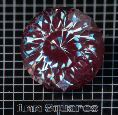 Laser Alexandrite Faceted Stones, Lab Created Red Glow Alexandrite