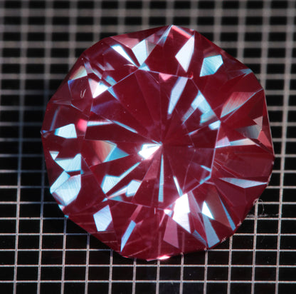 Laser Alexandrite Faceted Stones, Lab Created Red Glow Alexandrite