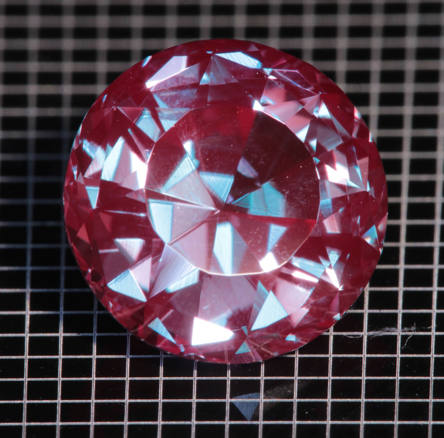 Laser Alexandrite Faceted Stones, Lab Created Red Glow Alexandrite