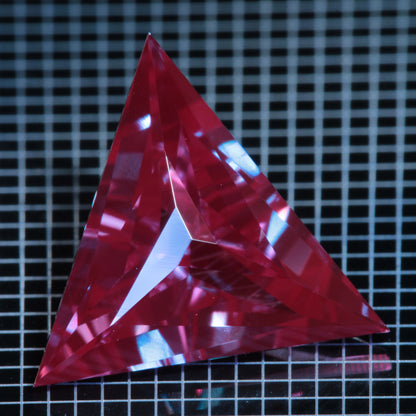 Laser Alexandrite Faceted Stones, Lab Created Red Glow Alexandrite