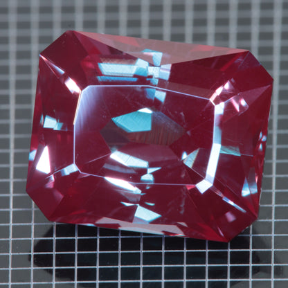 Laser Alexandrite Faceted Stones, Lab Created Red Glow Alexandrite