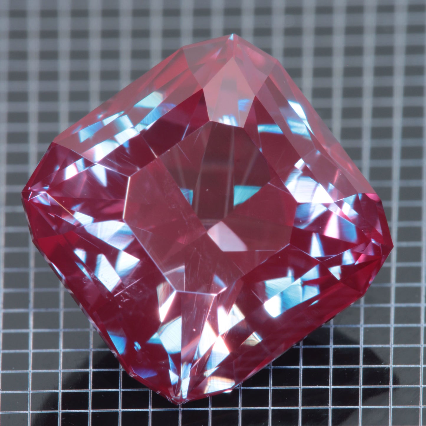 Laser Alexandrite Faceted Stones, Lab Created Red Glow Alexandrite