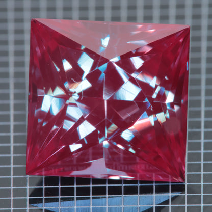 Laser Alexandrite Faceted Stones, Lab Created Red Glow Alexandrite