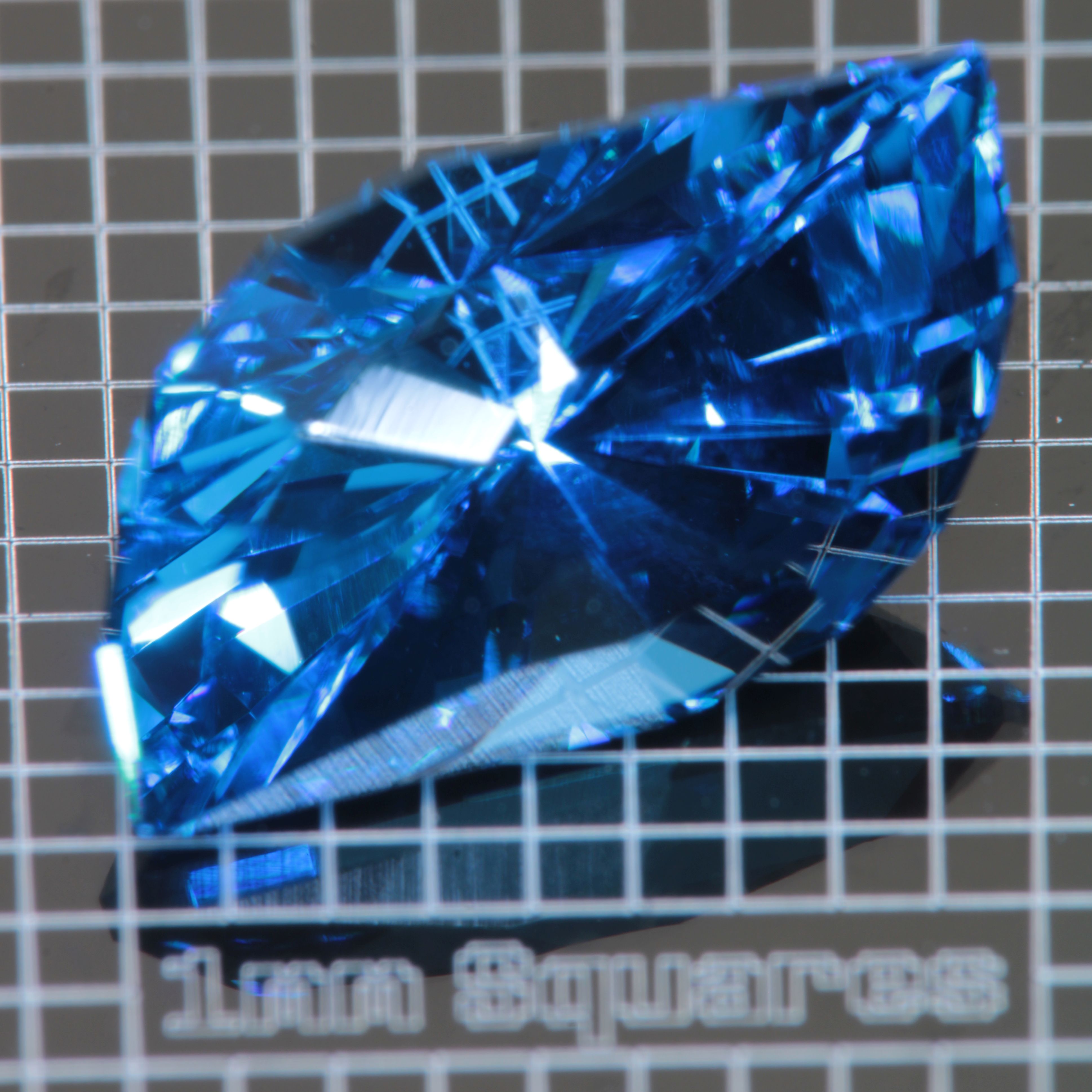 Faceted YbAG Blue Laser Garnet, Pure Ytterbium Rare Earth Garnet