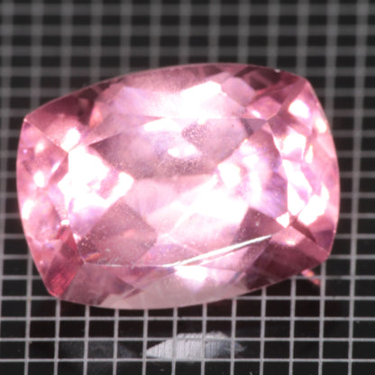 Bubbly Laser Ti:Sapphire Gems, Titanium Strawberry Sapphire Cut Stones