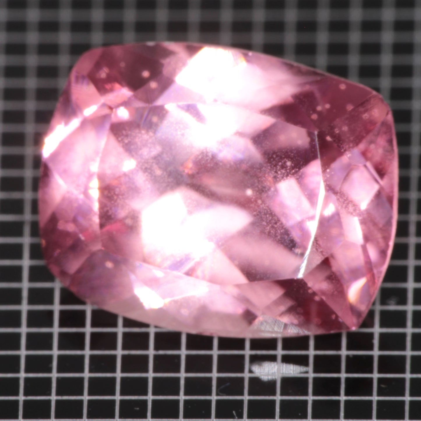 Bubbly Laser Ti:Sapphire Gems, Titanium Strawberry Sapphire Cut Stones