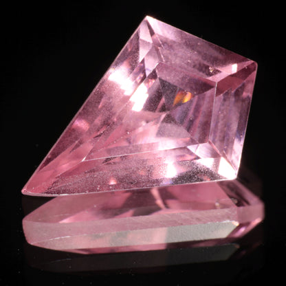 Bubbly Laser Ti:Sapphire Gems, Titanium Strawberry Sapphire Cut Stones