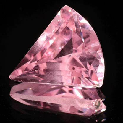 Bubbly Laser Ti:Sapphire Gems, Titanium Strawberry Sapphire Cut Stones