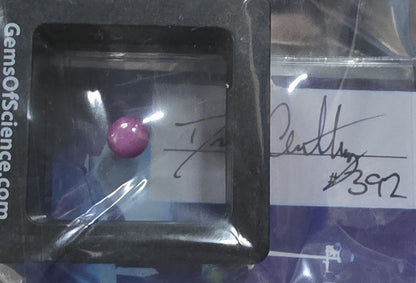 StyroPyro Laser Rubies, Signed, Numbered Commemorative Rubies Grown by Laser!