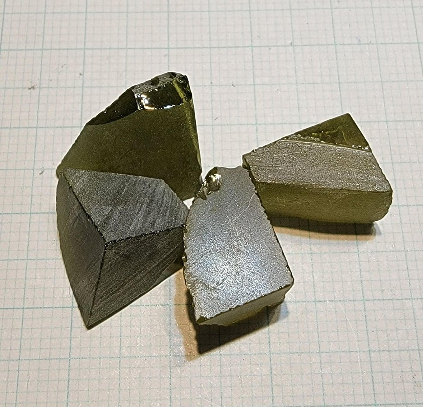 Zombie Garnet, Green Laser Garnet Facet Rough, Ce+?? YAG