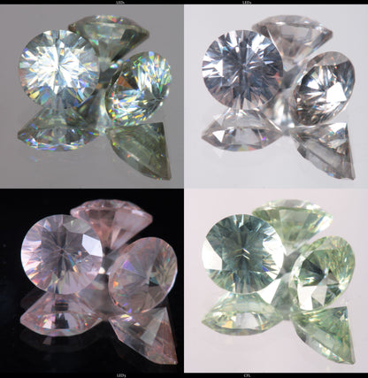 Lab Wakefieldite Calibrated Loose Gems aka Yttrium Orthovanadate Nd:YVo4