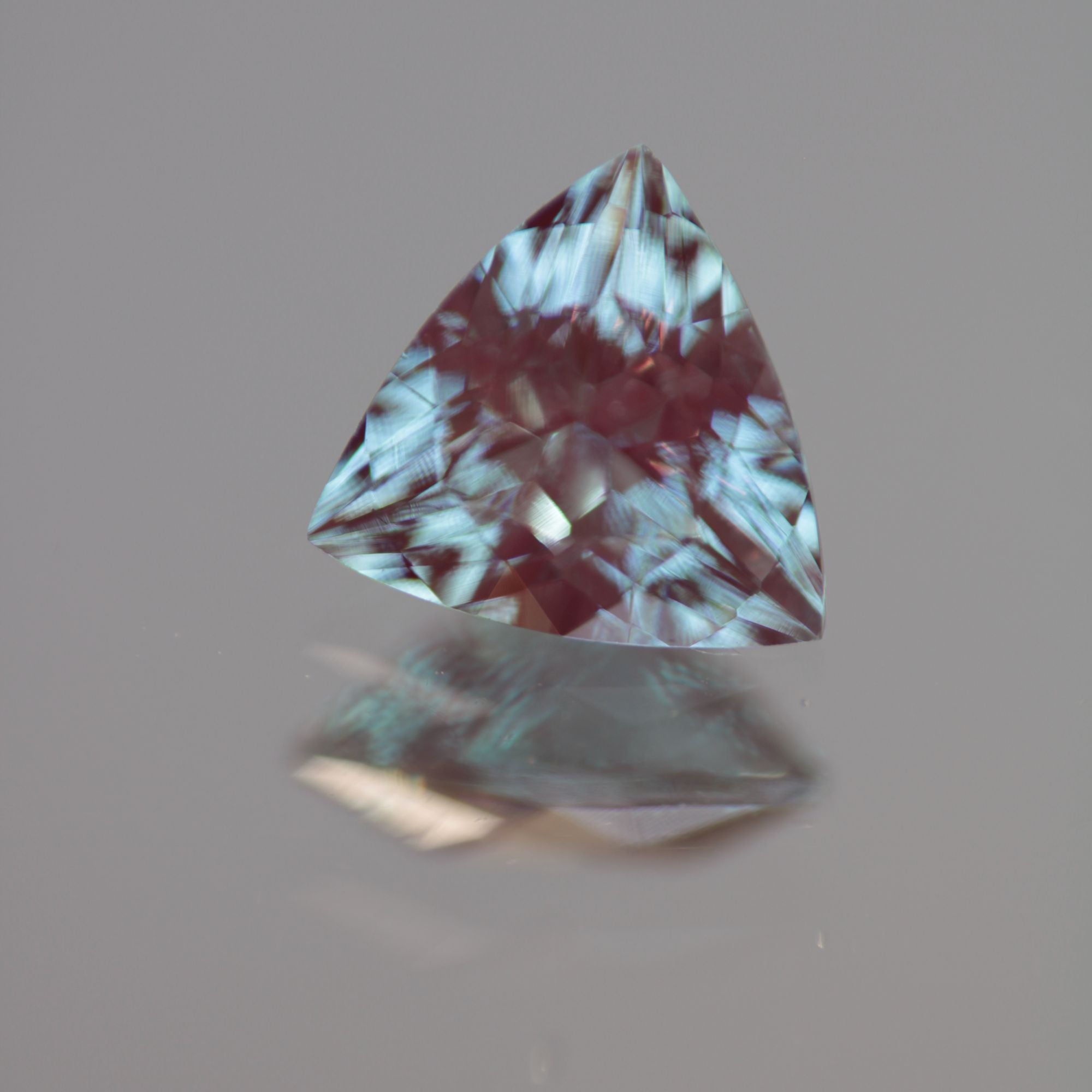 Laser Alexandrite Faceted Stones, Lab Created Red Glow Alexandrite