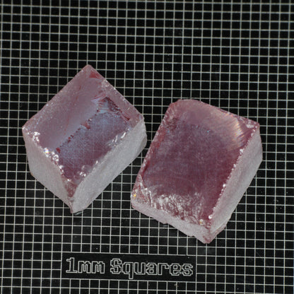 Laser Alexandrite Facet Rough, Lab Created Alex Crystals