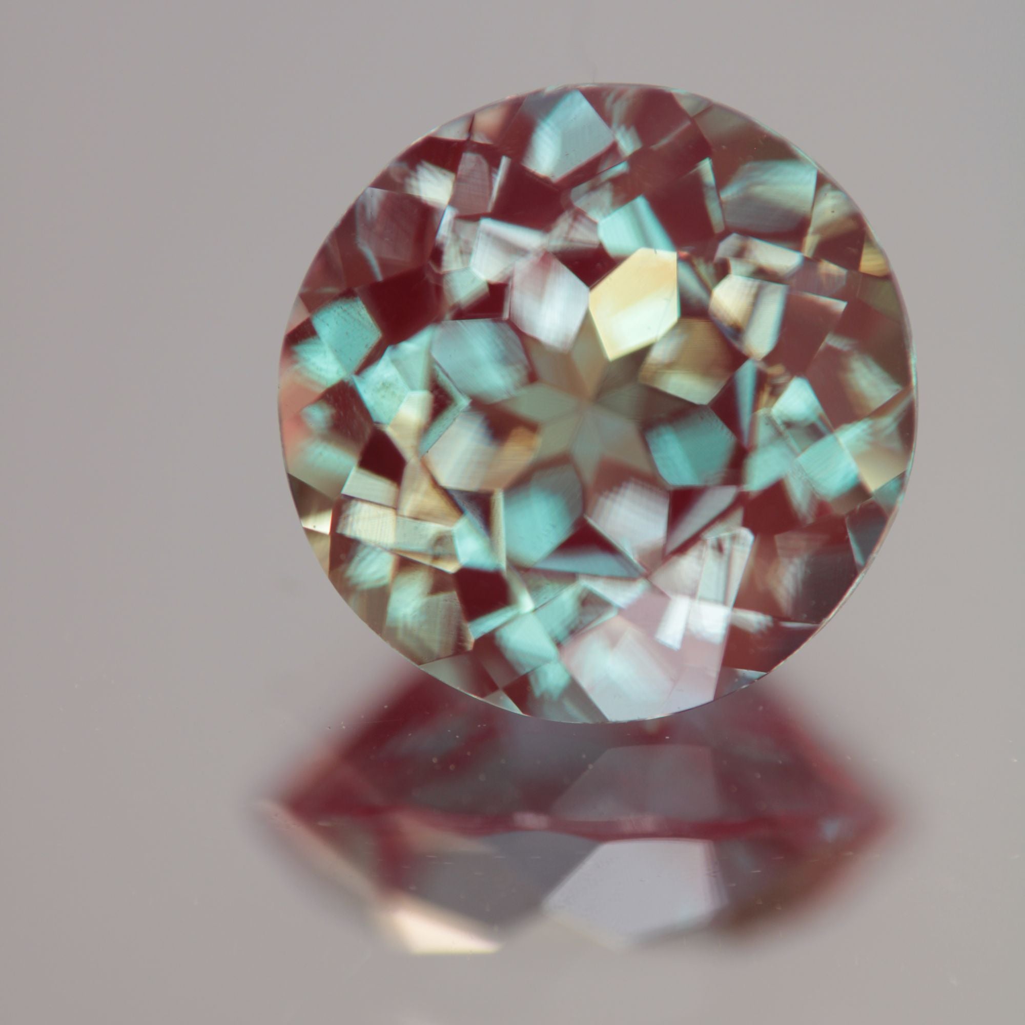 Faceted Alex Round Gem